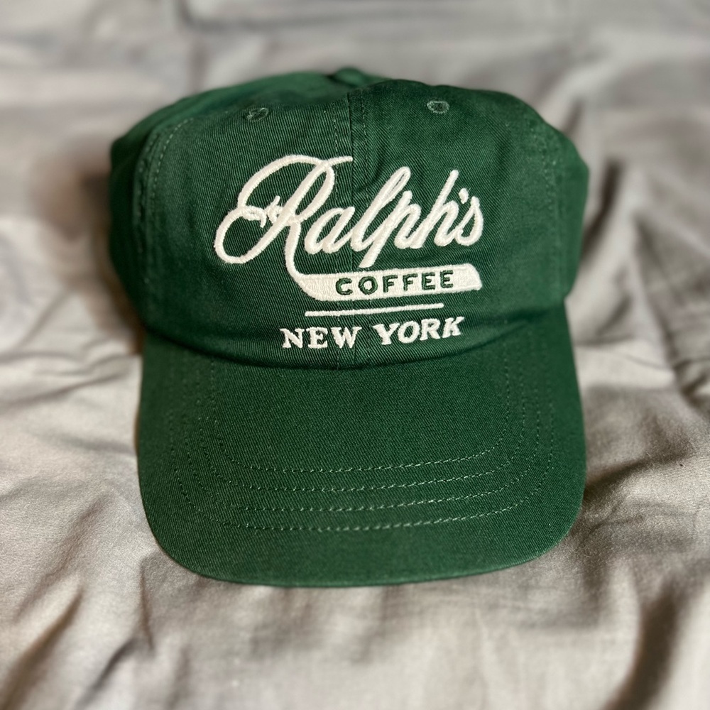Polo Ralph Lauren Ralph's Coffee New York Ball Cap
Green White NWT